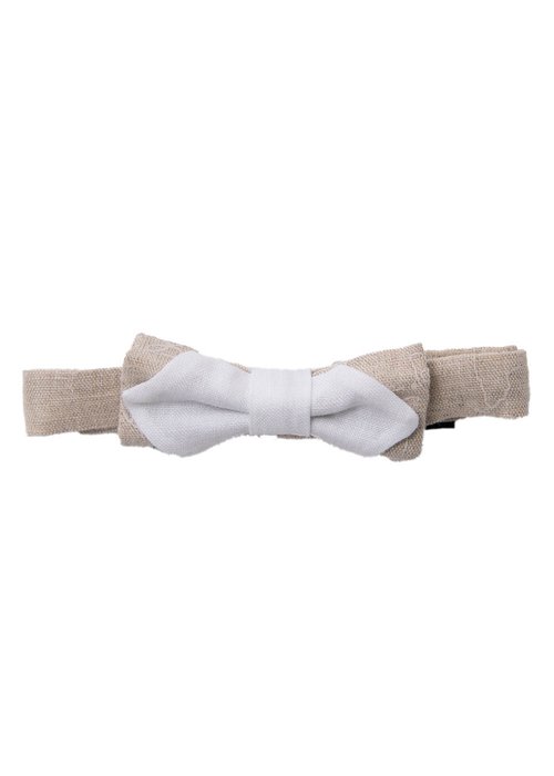 LINEN BOW TIE WITH