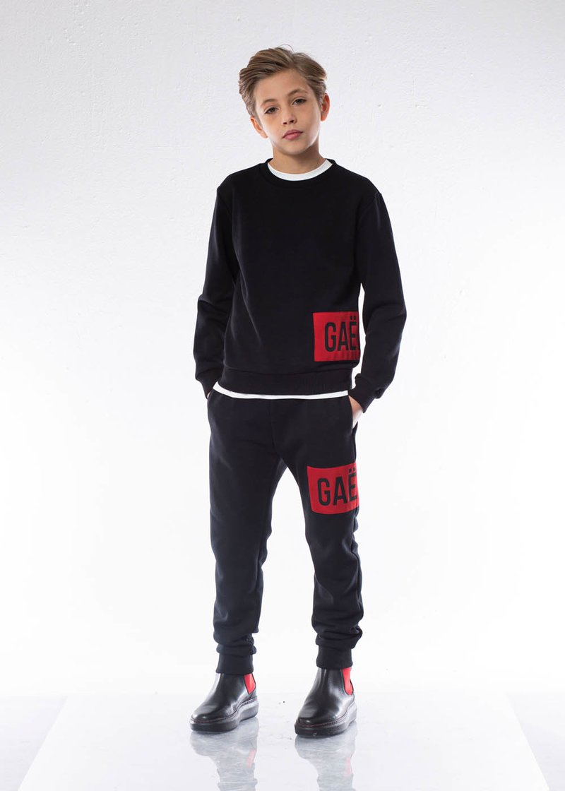 BOY'S SWEATPANTS WITH EMBROIDERE LOGO
