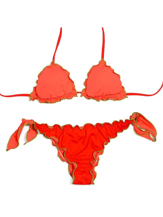 triangolo frou frou mix tinte unita - Mico+Miso