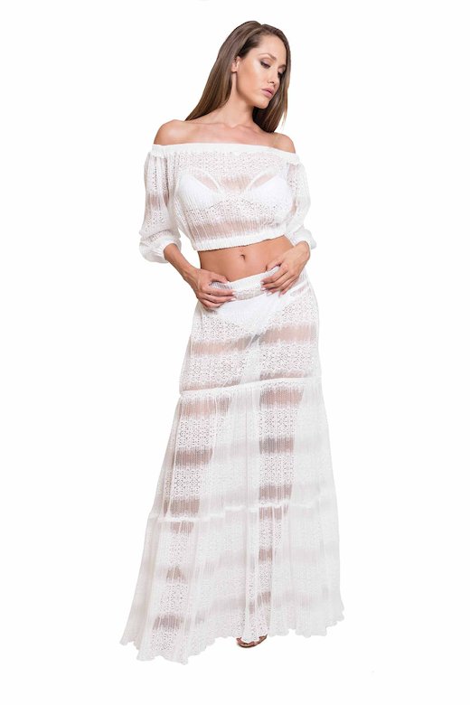GONNA LUNGA PIZZO - Gradisca Bianco