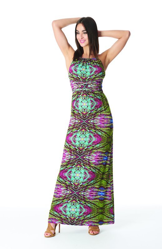 LONG DRESS - Plumage Azzurro