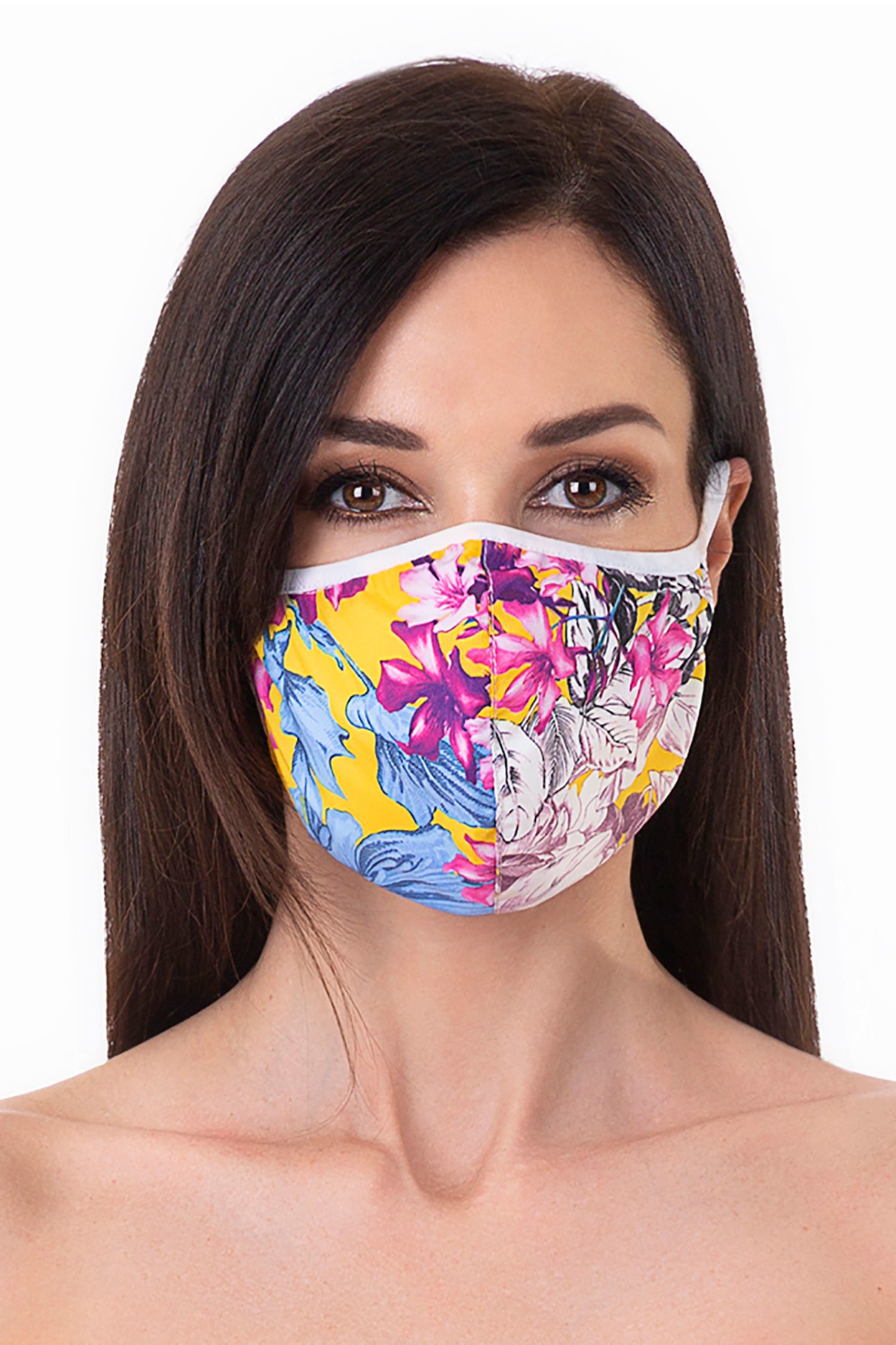 Cloth face mask - Fiori Giallo