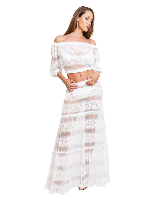 GONNA LUNGA PIZZO - Gradisca Bianco