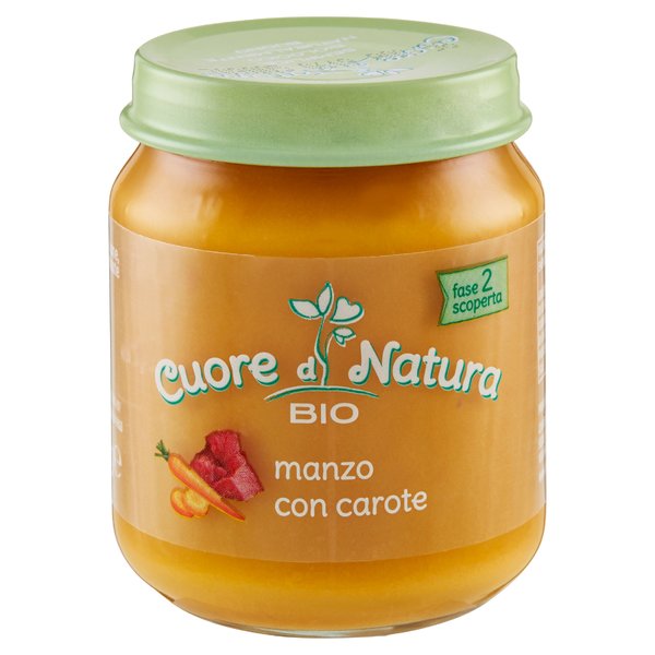 Cuore di Natura Bio manzo con carote 110 g