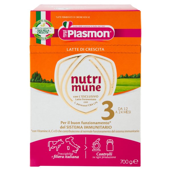 Plasmon Nutri-Mune 3 Latte di Crescita in polvere 2 x 350 g
