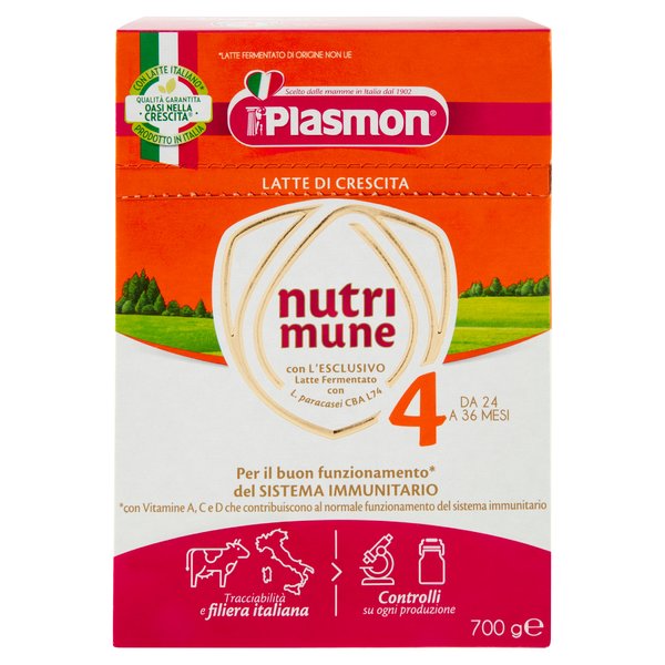 Plasmon Latte di Crescita nutri mune 4 2 x 350 g