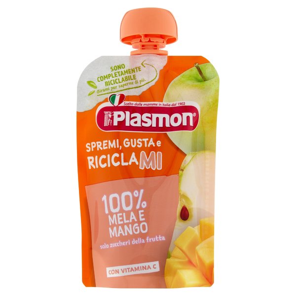 Plasmon Spremi e Gusta 100% Mela e Mango 100 g