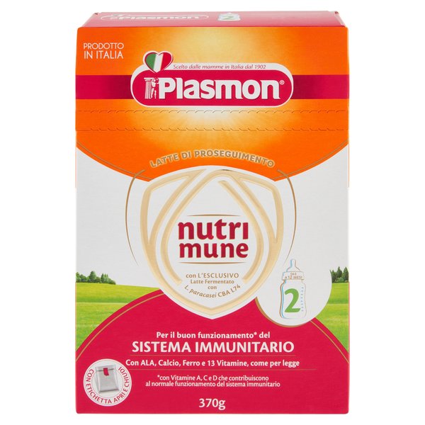 Plasmon Nutri-Mune 2 Latte di Proseguimento in polvere 370g