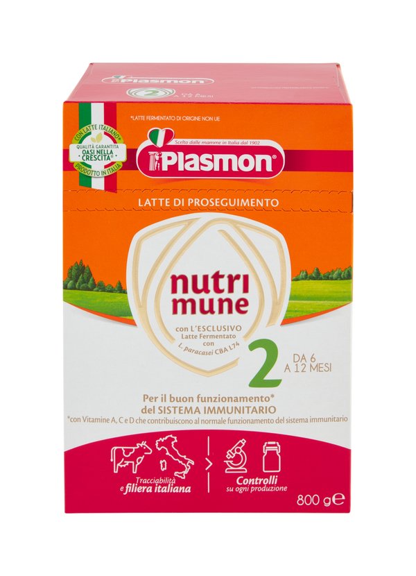 Plasmon Nutri-Mune 2 Latte di Proseguimento in polvere 2 x 400 g