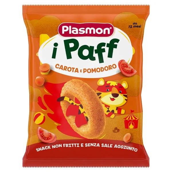 Plasmon Snack i Paff Carota e Pomodoro 15g