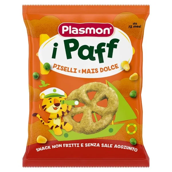 Plasmon Snack i Paff Piselli e Mais 15g