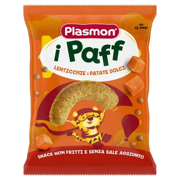 Plasmon Snack i Paff Lenticchie e Patate Dolci 15g
