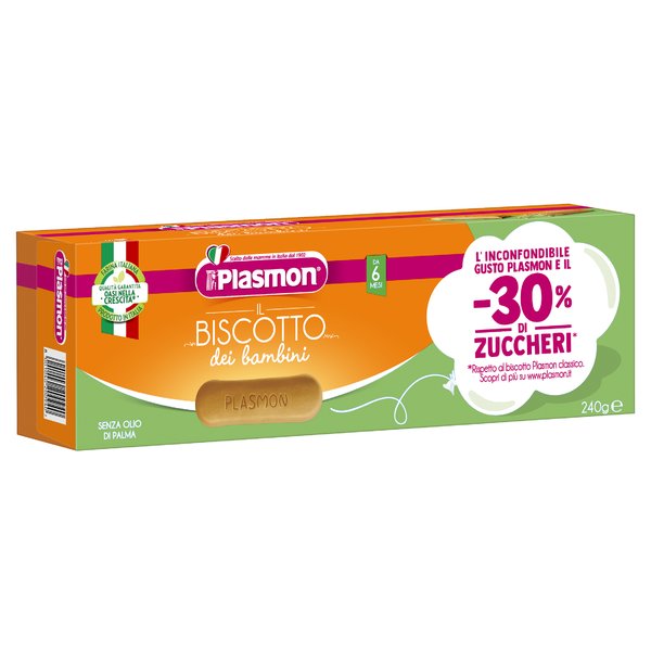 Plasmon il Biscotto -30% Zuccheri