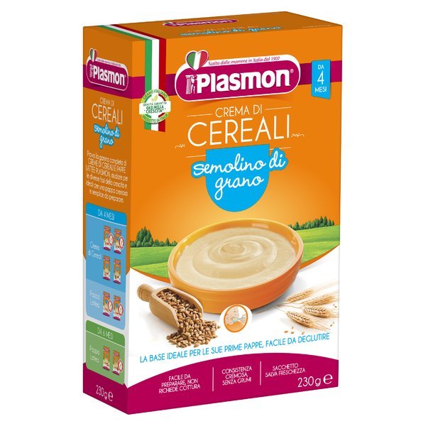 Plasmon Crema di Cereali semolino di grano 230g