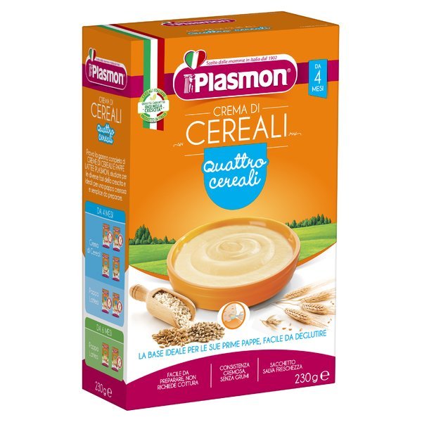 Plasmon Crema di Cereali quattro cereali 230g