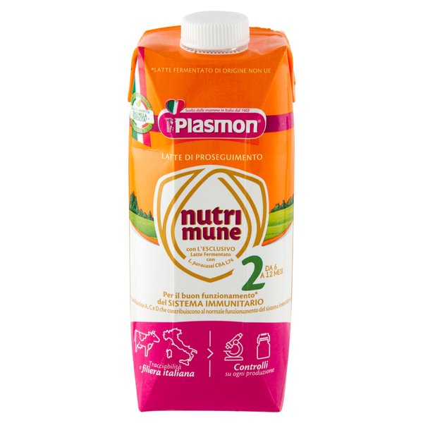 Plasmon Latte di Proseguimento nutri mune 2 500 ml