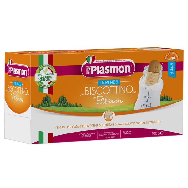 Plasmon Primi Mesi Biscottino Biberon 600 g