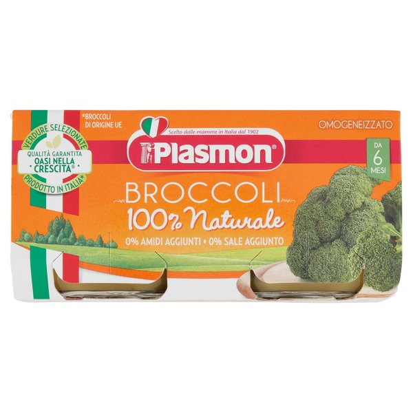 Plasmon Omogeneizzato Verdura Broccoli 2x80g
