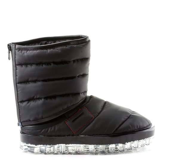 BOLD boots with removable shaft and crystal-effect sole
