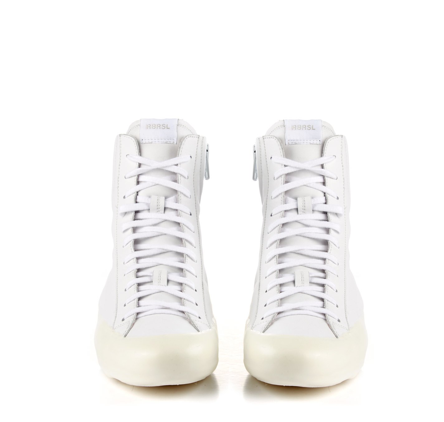 RBRSL Rubber Soul -Man -RBRSL classic white ankle boots with inner zip
