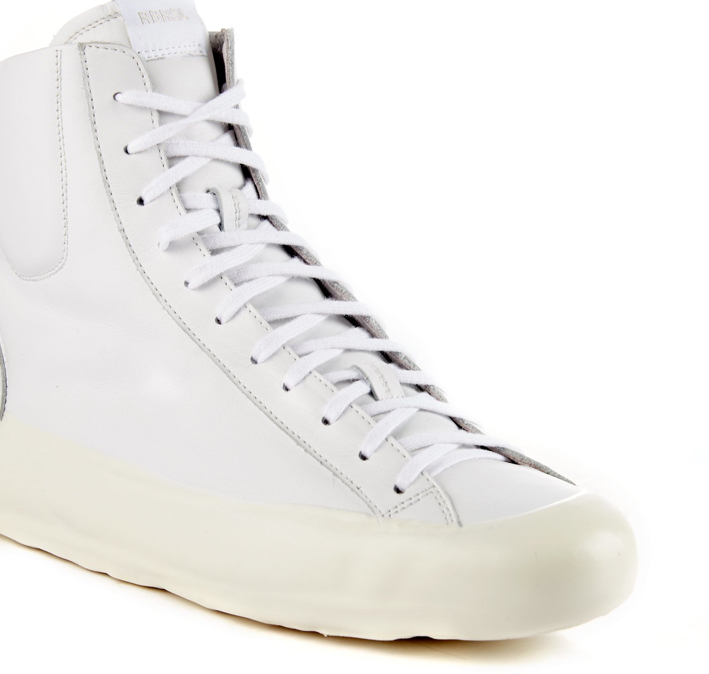 RBRSL Rubber Soul -Man -RBRSL classic white ankle boots with inner zip
