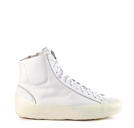 RBRSL classic white ankle boots with inner zip
