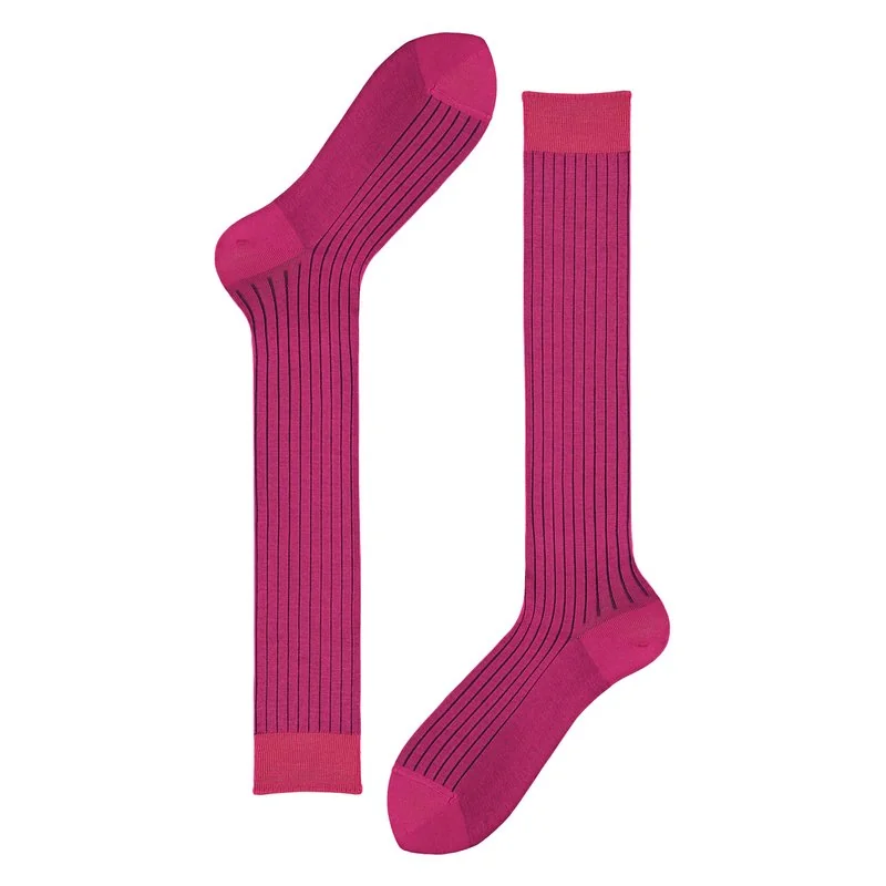 Ribbed long socks