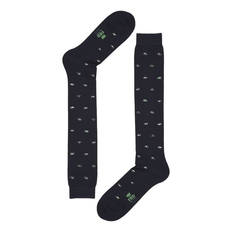 Long Socks SUV print - Green