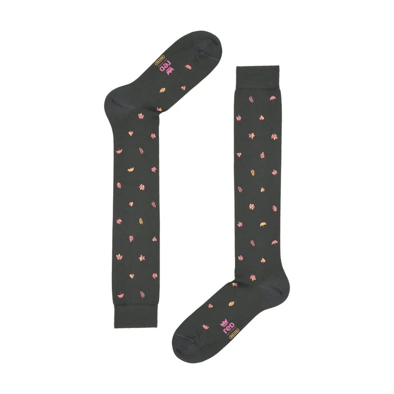 Men's Long socks Leaves print