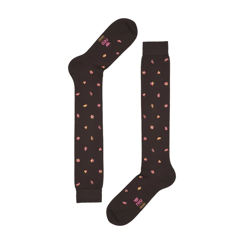 Men's Long socks Leaves print