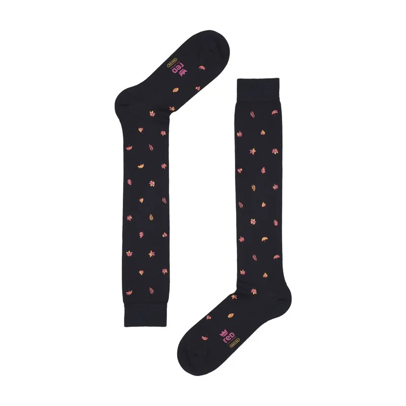 Men's Long socks Leaves print