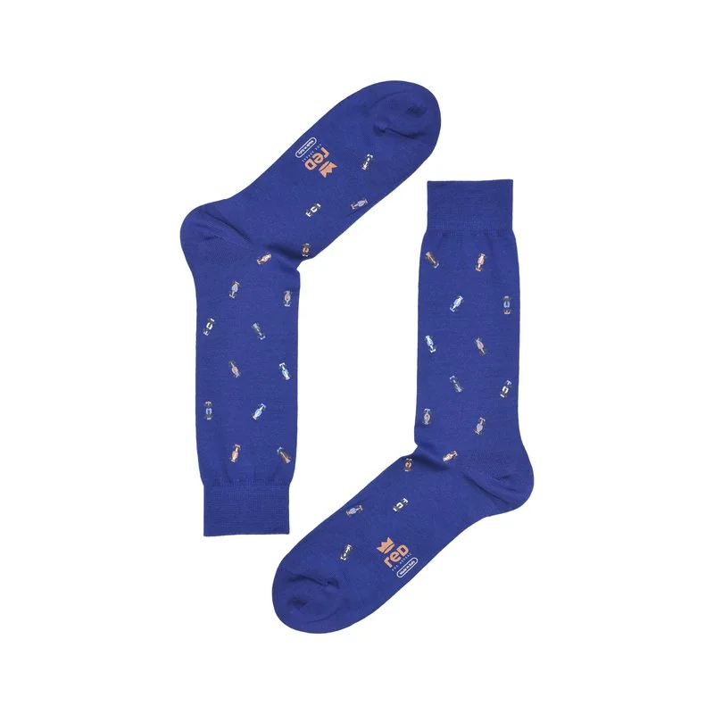 Men's Crew socks Grand Prix print