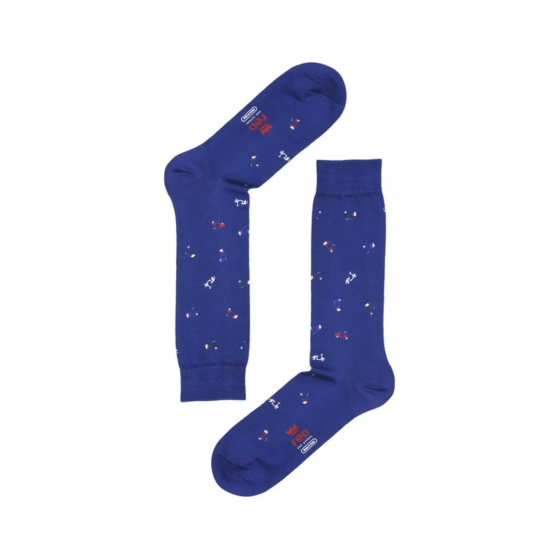 Men's Crew socks Italian Icon print