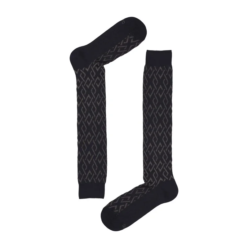 Men's Long socks wool vanisé maxi Rhombuses