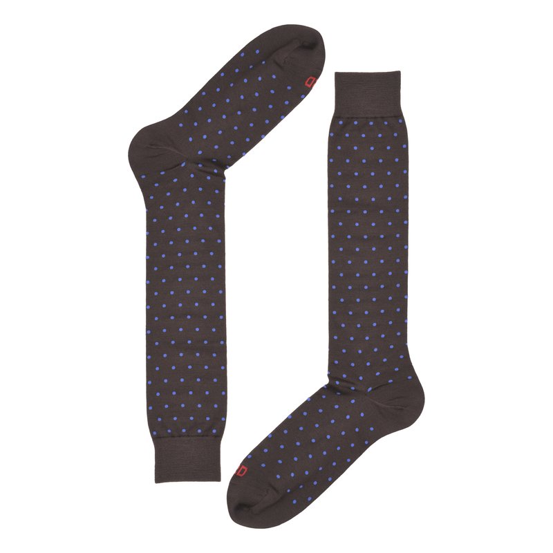 Wool polka dot long socks