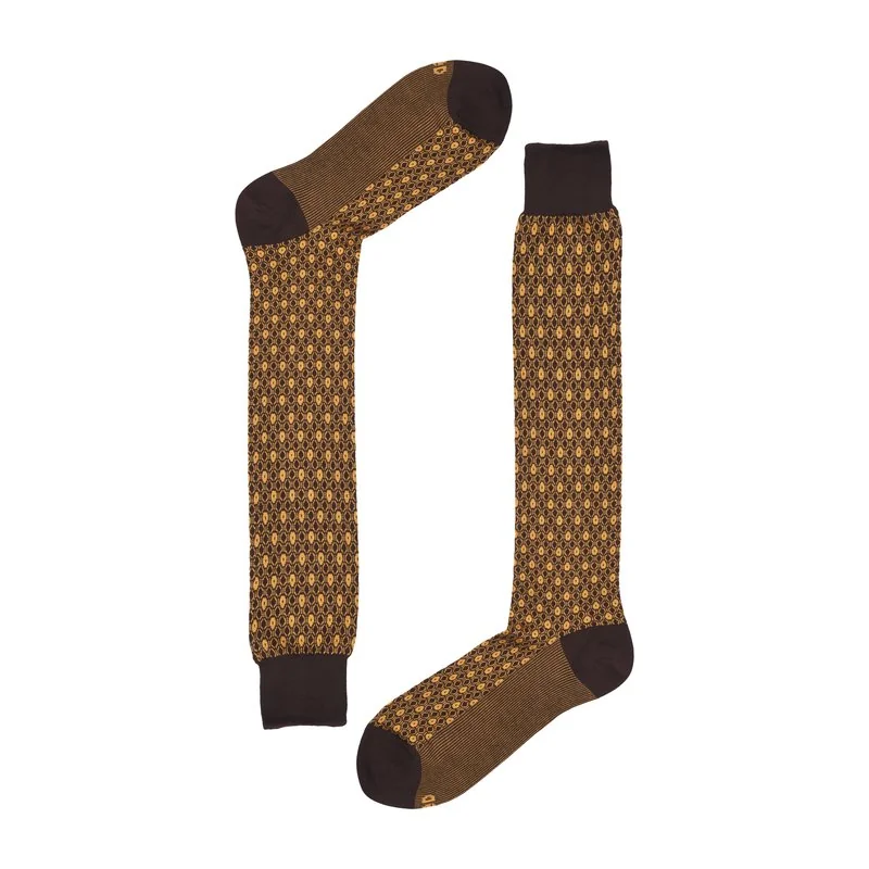 Men's Long socks Jacquard Circles