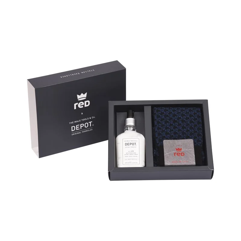 Red & Depot_Houndstooth + Aftershave - Nero / Reale