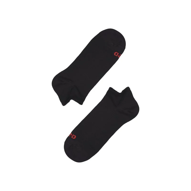 Men mercerized cotton liner socks - Black