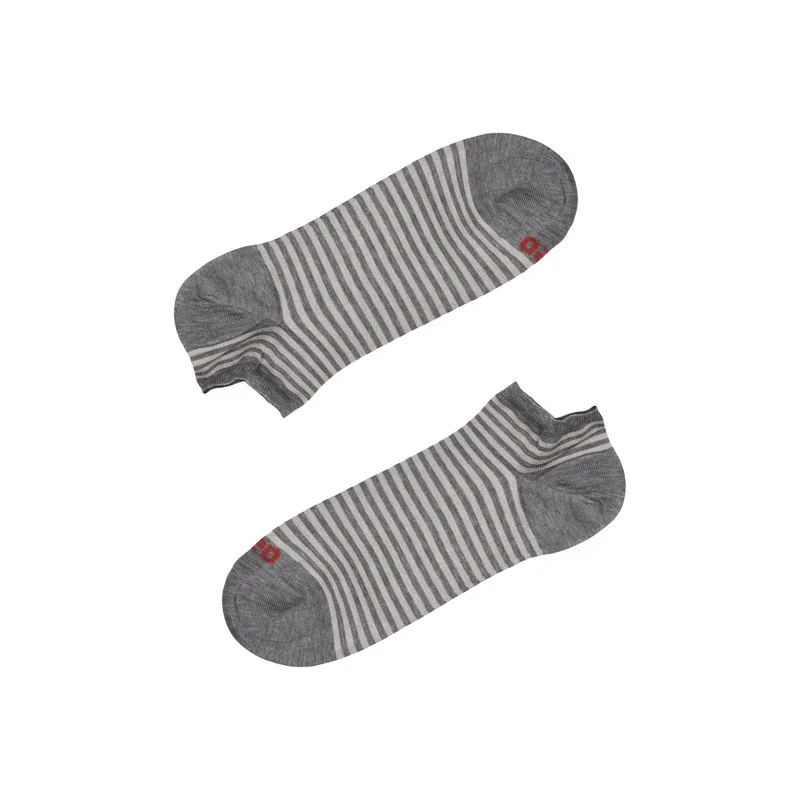 Men striped liner socks in extralight cotton