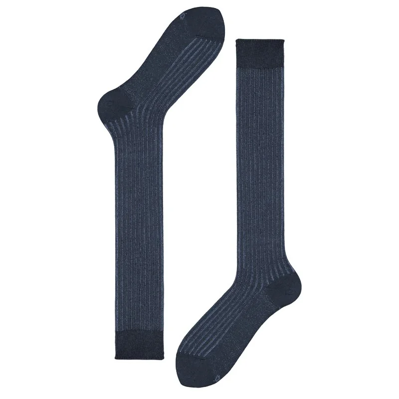 Vanisè ribbed long socks with linen