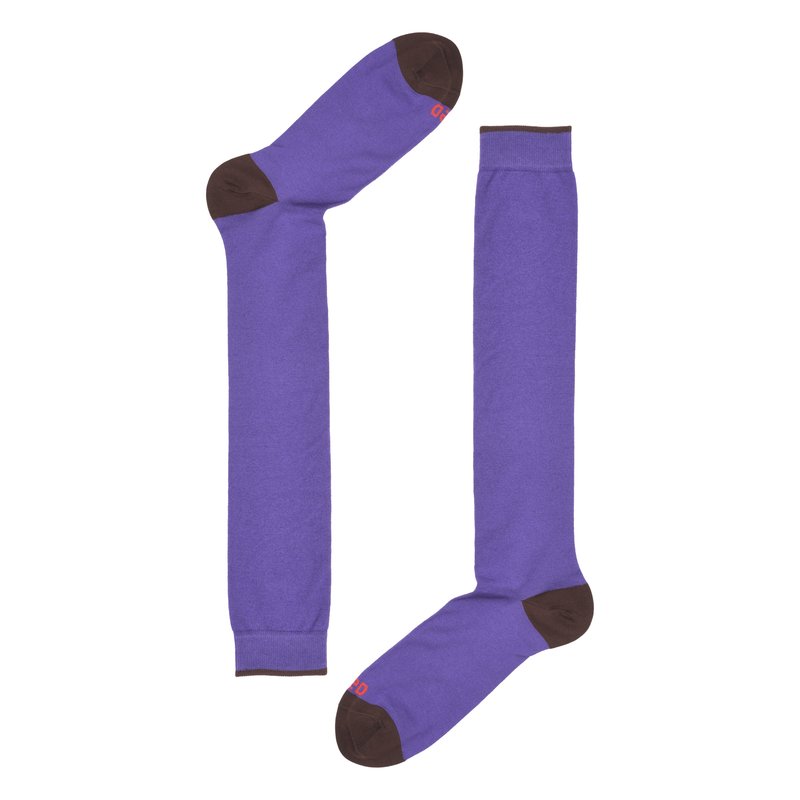 Long socks in plain colour
