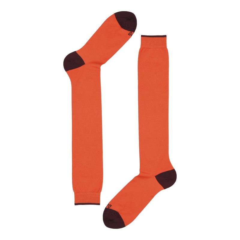 Long socks in plain colour