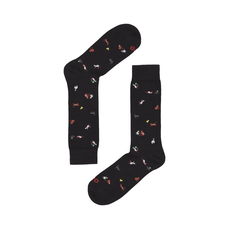 Men's Crew socks Cats