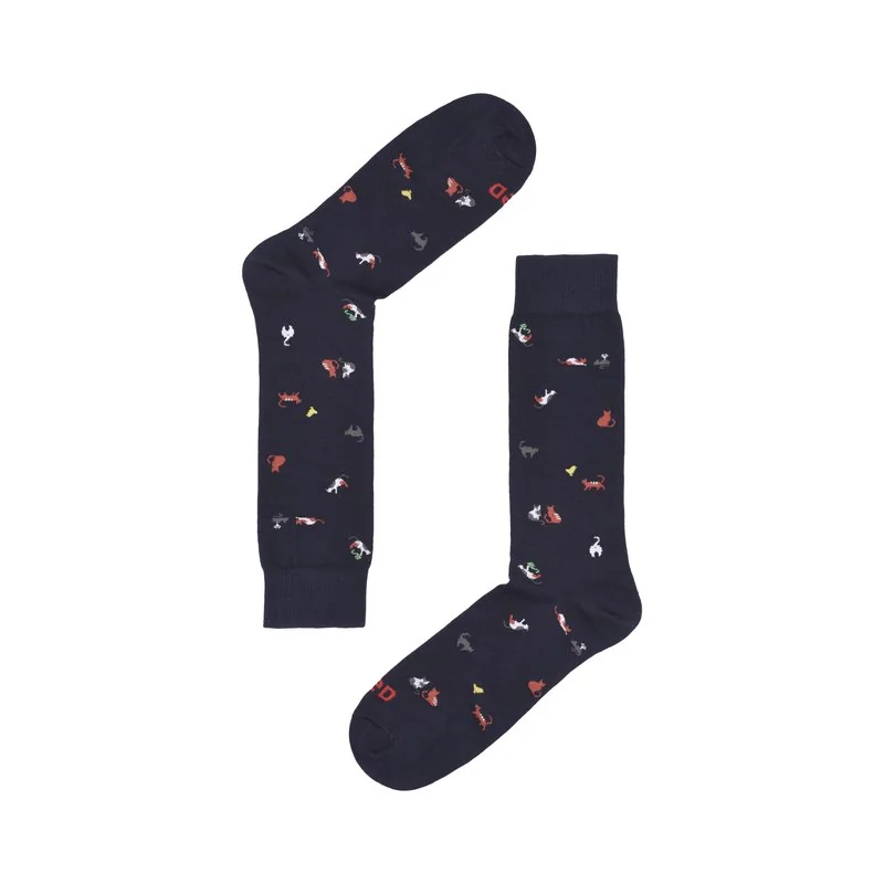 Men's Crew socks Cats