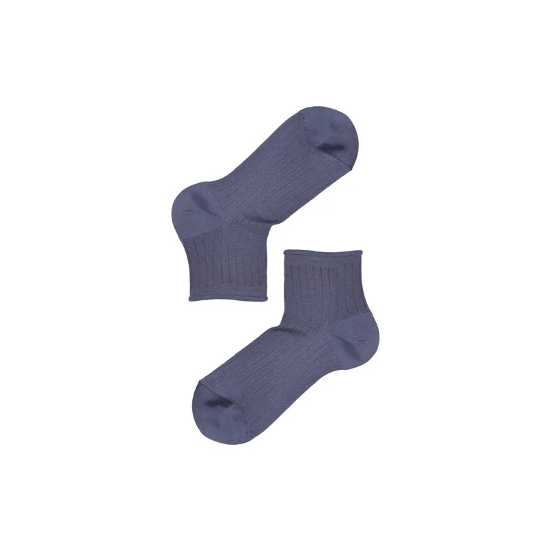 Women's plain viscose socks - Aviation Color