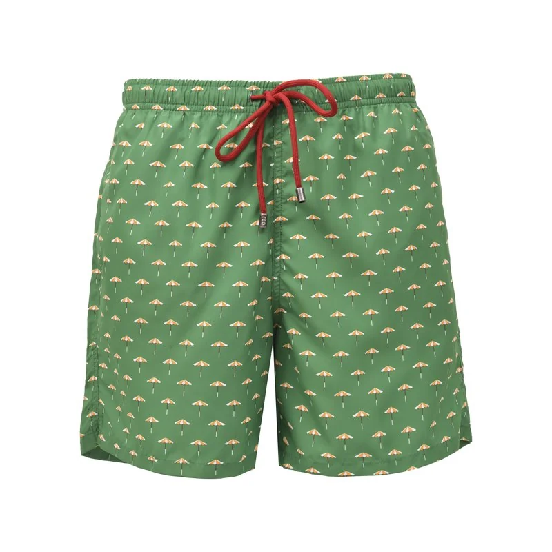 Beach umbrella Swimwear Shorts - Green