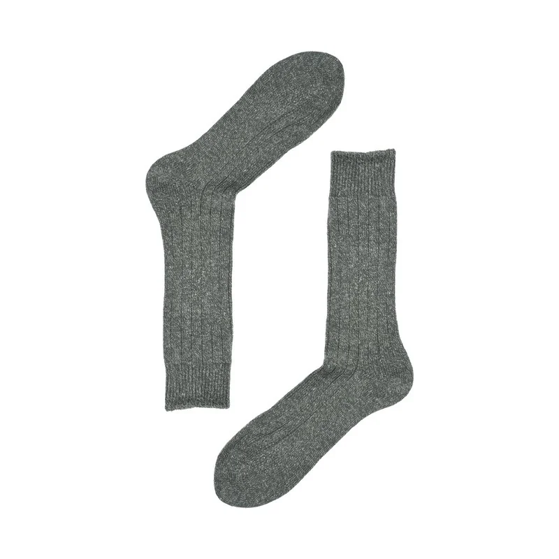 Ribbed crew socks country style