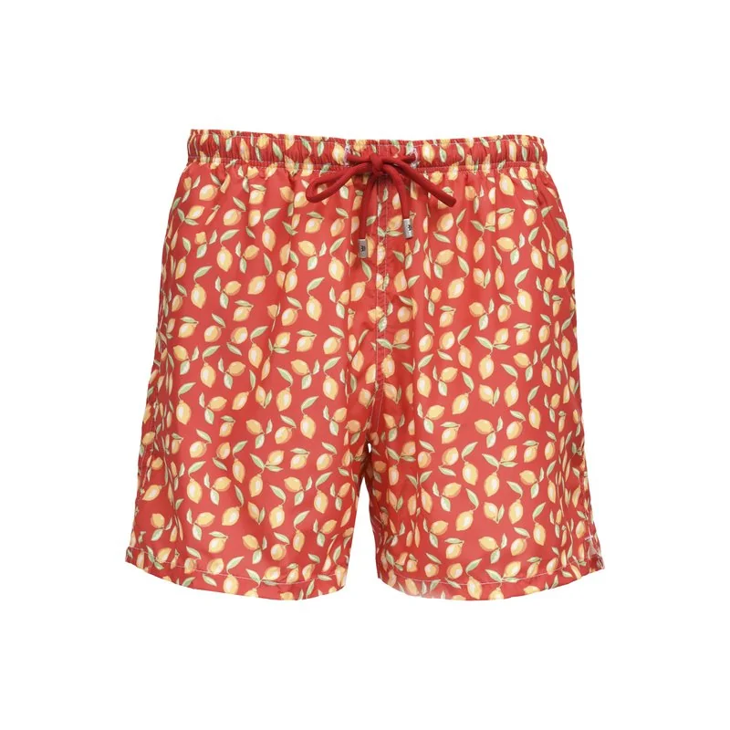 Lemons Swimwear Shorts - Red
