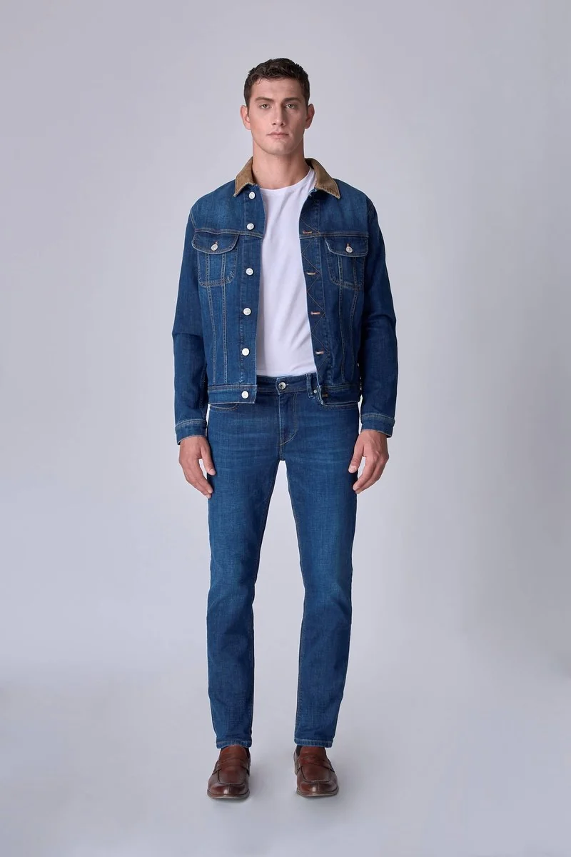 Pantaloni jeansRe-hash in Denim da Uomo colore Blu Uomo Abbigliamento da Jeans da Jeans dritti 