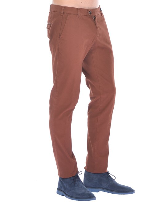 PANTALONE CHINO UOMO - Arancio